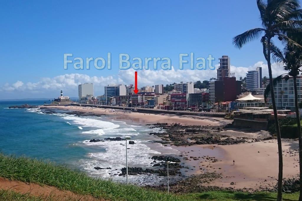 Apartamento Temporada Farol Barra Flat サルバドール エクステリア 写真